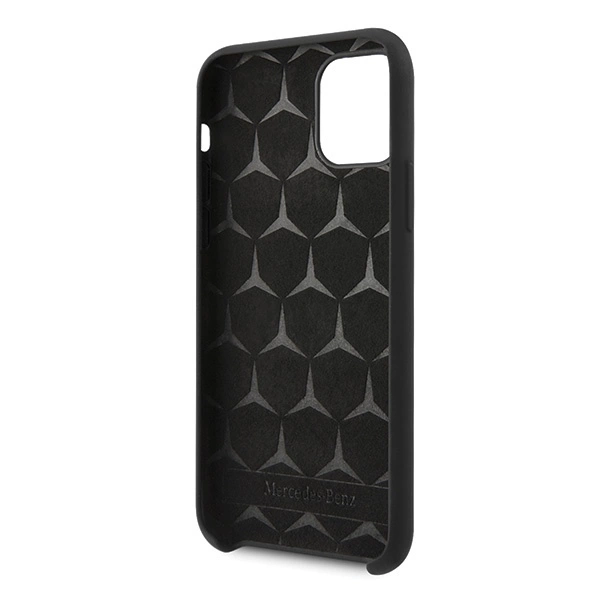 Mercedes MEHCN58SILBK iPhone 11 Pro hardcase black/black Silicone Lineeng
