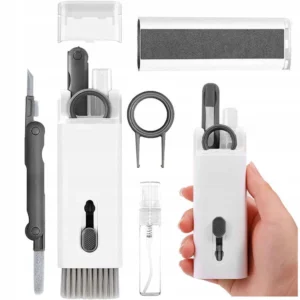 Multifunctional 7in1 cleaning set for headphones and keyboard - grayeng