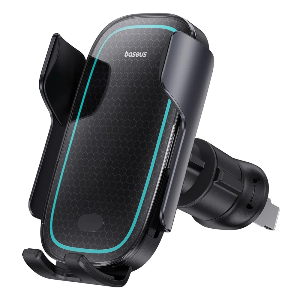 Baseus Milky Way Pro Series BS-CM023 car holder for air vent with 15W inductive charger - blackeng