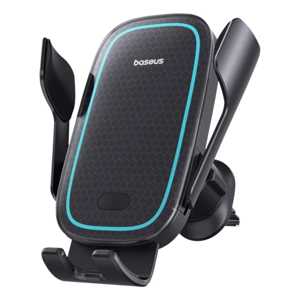 Baseus Milky Way Pro Series BS-CM023 car holder for air vent with 15W inductive charger - blackeng