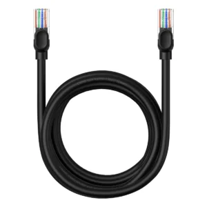 Baseus High Speed ​​Cat 5 RJ-45 1000Mb/s Ethernet cable 3m round - blackeng