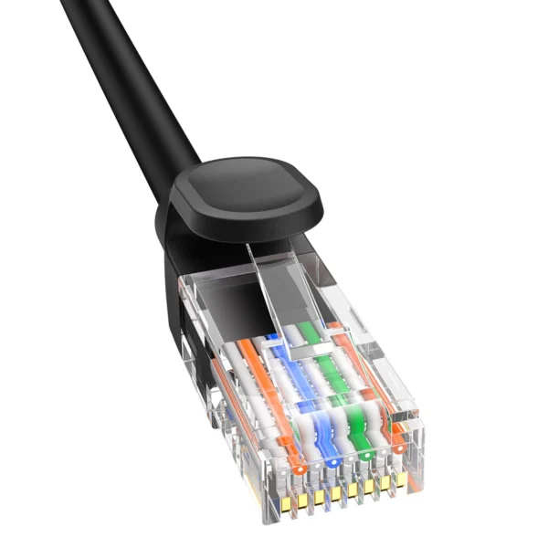 Baseus High Speed ​​Cat 5 RJ-45 1000Mb/s Ethernet cable 3m round - blackeng