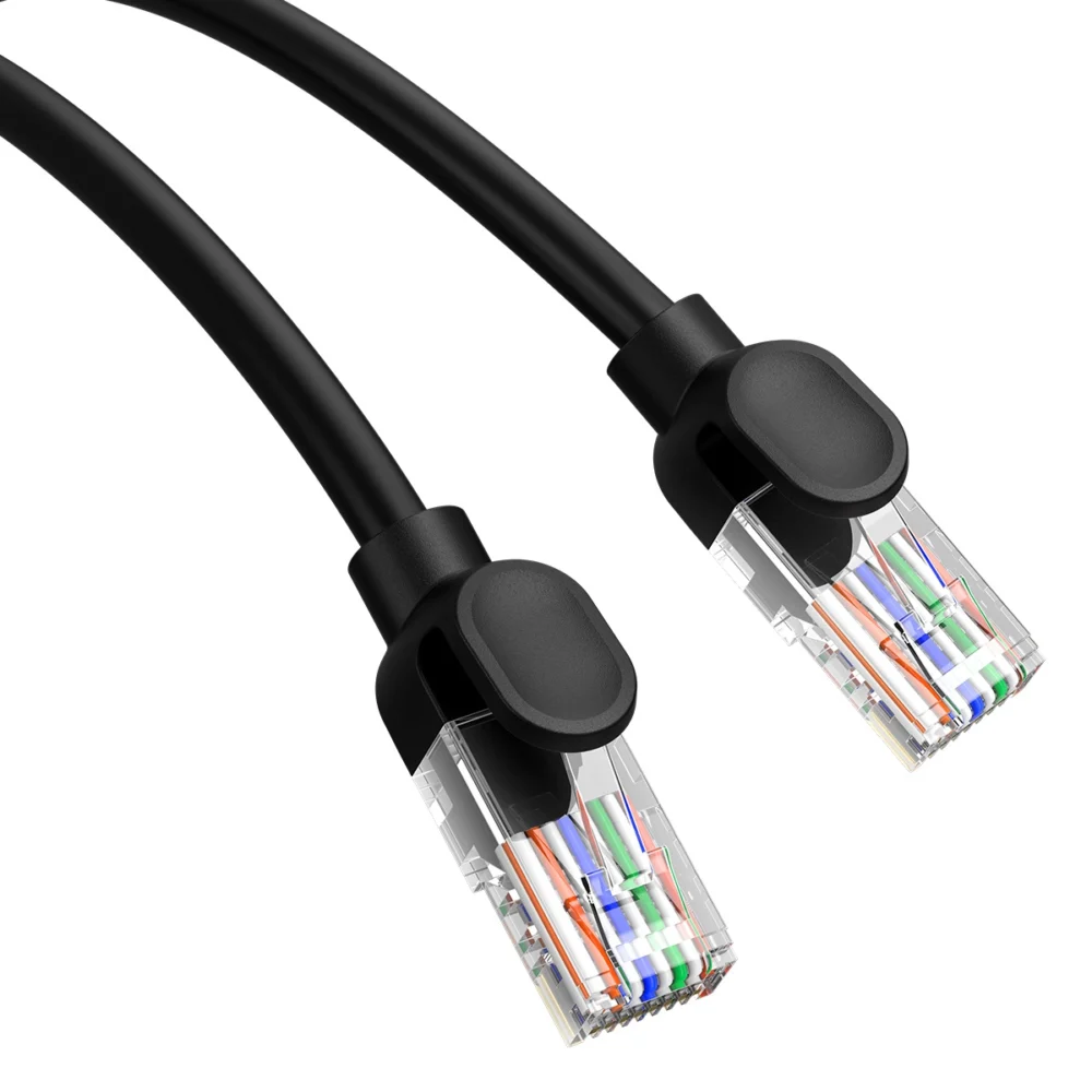 Baseus High Speed ​​Cat 5 RJ-45 1000Mb/s Ethernet cable 3m round - blackeng