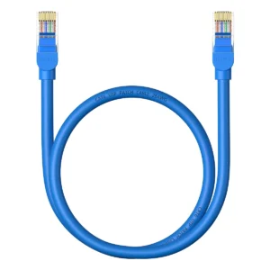 Baseus High Speed ​​Cat 6 RJ-45 Ethernet cable 1000Mb/s 0.5m round - blueeng