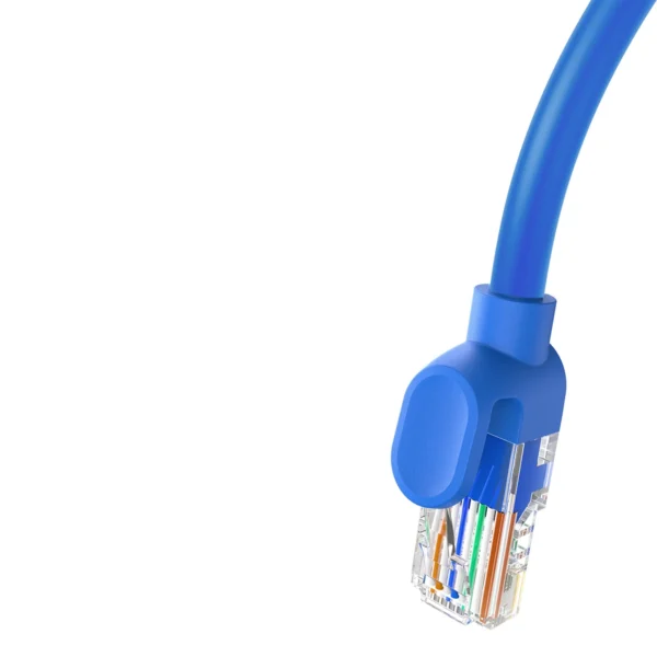 Baseus High Speed ​​Cat 6 RJ-45 Ethernet cable 1000Mb/s 0.5m round - blueeng