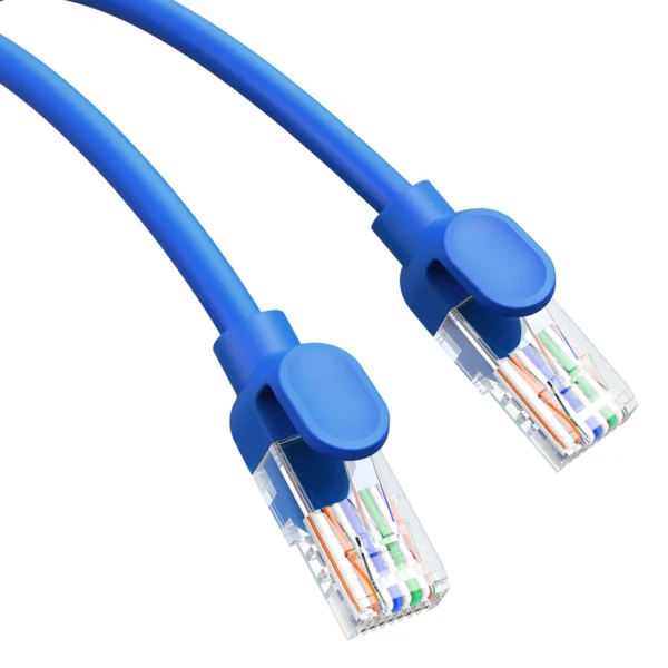 Baseus High Speed ​​Cat 6 RJ-45 Ethernet cable 1000Mb/s 0.5m round - blueeng