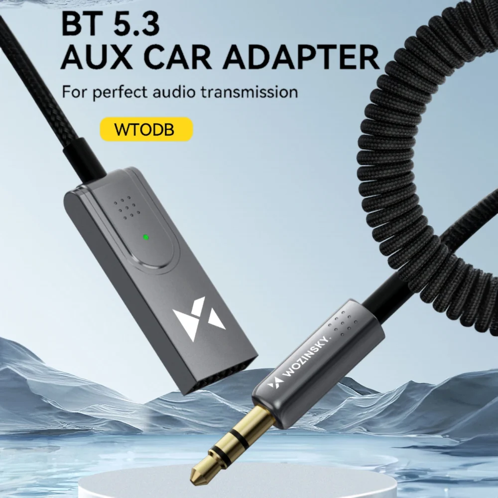 Wozinsky WTODB Bluetooth 5.3 audio adapter / AUX audio receivereng