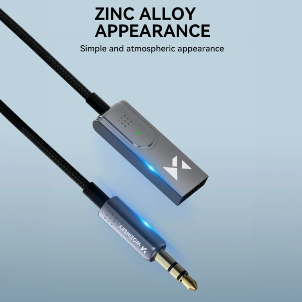 Wozinsky WTODB Bluetooth 5.3 audio adapter / AUX audio receivereng