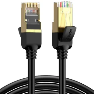Ugreen NW107 RJ45/Cat 7 F/FTP Network Cable 15m - Blackeng