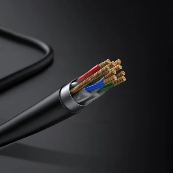 Ugreen NW107 RJ45/Cat 7 F/FTP Network Cable 15m - Blackeng