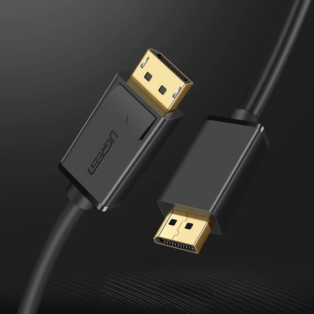 Ugreen DP102 10244 DisplayPort 1.2 4K / DisplayPort 1.2 4K Cable 1 m - Blackeng