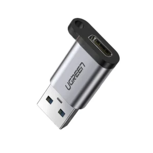 USB C (female) - USB (male) adapter Ugreen US276 USB 5Gb/s - grayeng