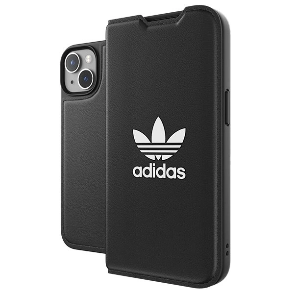 Adidas OR Booklet Case BASIC iPhone 14 6.1" black/black white 50181eng