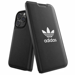 Adidas OR Booklet Case BASIC iPhone 14 Pro 6.1" black/black white 50182eng