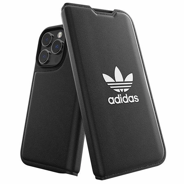 Adidas OR Booklet Case BASIC iPhone 14 Pro 6.1" black/black white 50182eng