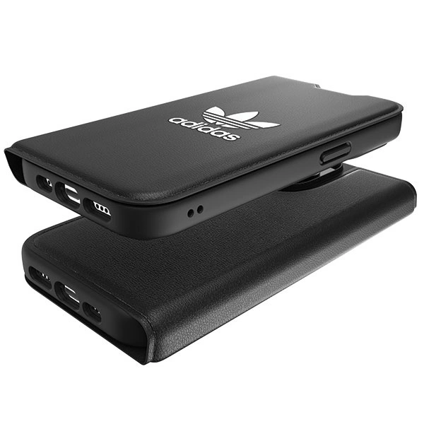 Adidas OR Booklet Case BASIC iPhone 14 Pro 6.1" black/black white 50182eng