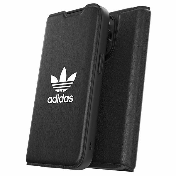 Adidas OR Booklet Case BASIC iPhone 14 Pro 6.1" black/black white 50182eng