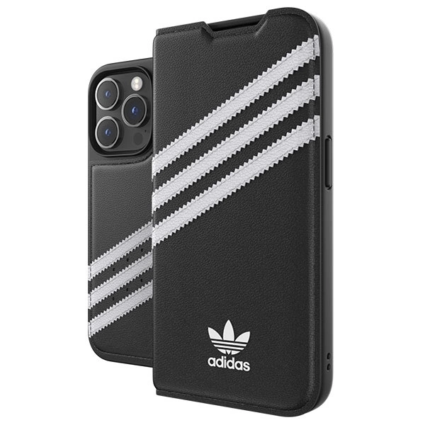 Adidas OR Booklet Case PU iPhone 14 Pro black/white 50196eng