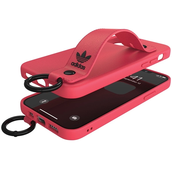 Adidas OR Hand Strap Case for iPhone 12 / iPhone 12 Pro - pinkeng