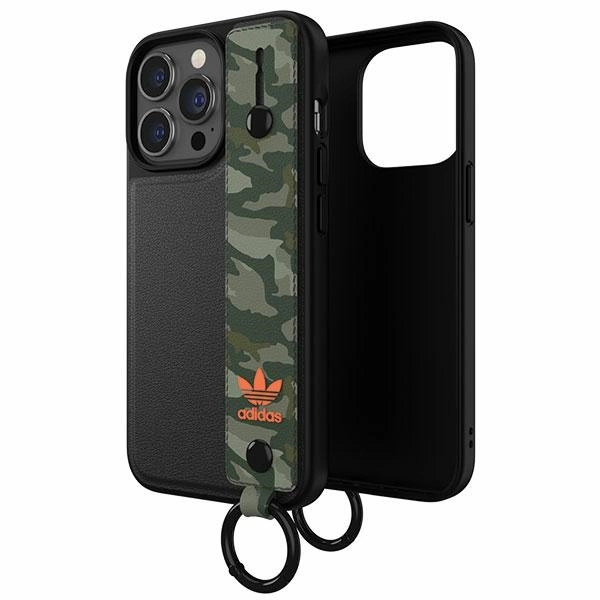 Adidas OR Hand Strap Case iPhone 13 Pro /13 6.1" black-green/black-green 47111eng