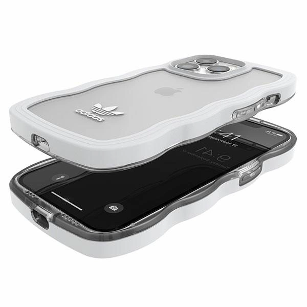 Adidas OR Wavy Case iPhone 13 Pro /13 6.1" white-transparent/white-transparent 51903eng