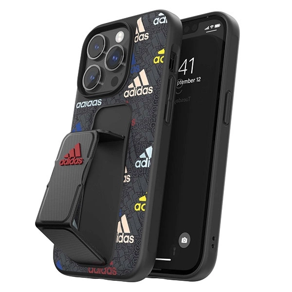Adidas SP Grip Case iPhone 14 Pro black/black/coulourful 50251eng