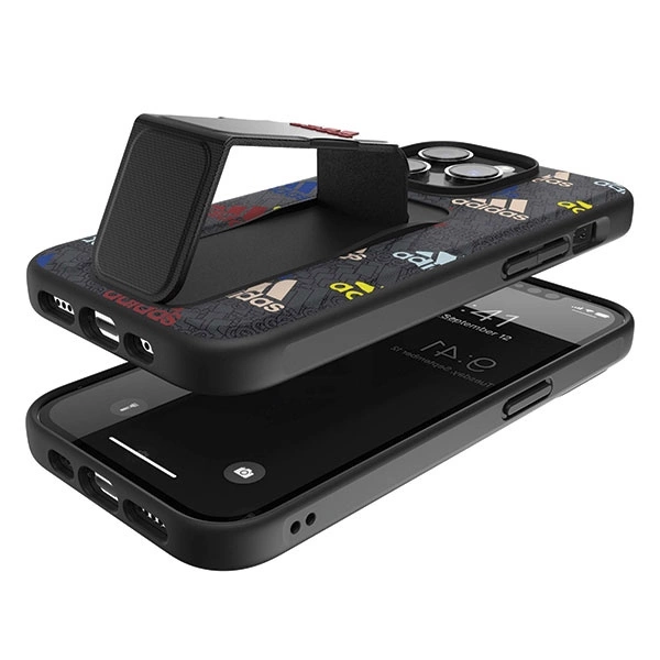Adidas SP Grip Case iPhone 14 Pro black/black/coulourful 50251eng