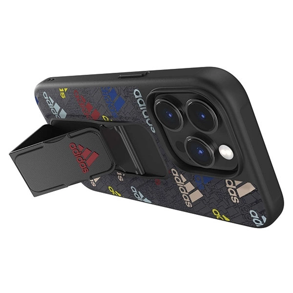 Adidas SP Grip Case iPhone 14 Pro black/black/coulourful 50251eng