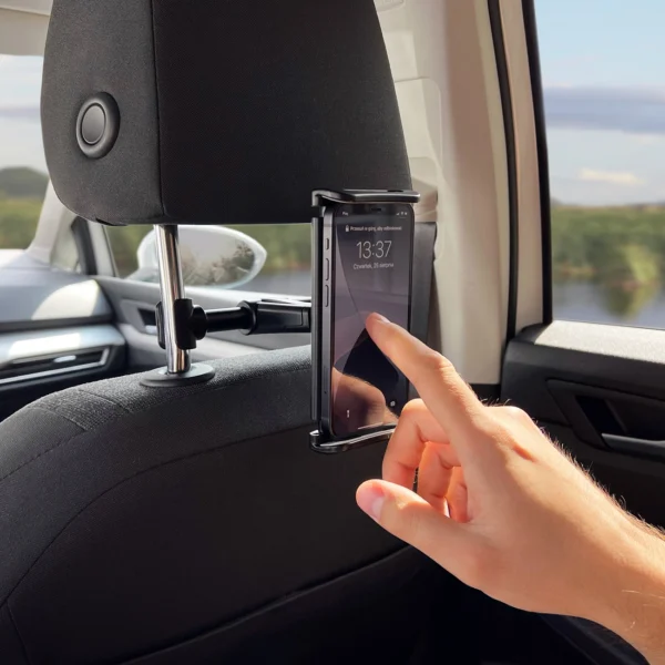 [RETURNED ITEM]  Wozinsky car headrest holder with hanger black (WTHBK2)eng
