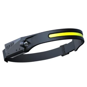 LED headlamp with IPX4 motion sensor USB-C 1200 mAh - blackeng