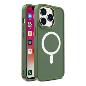 Magnetic case with MagSafe Color Matte Case for iPhone 15 Pro - greeneng