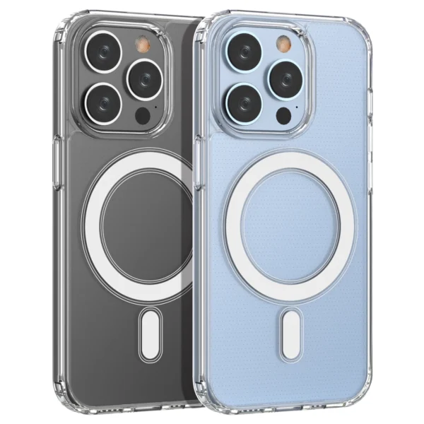 MagSafe Magnetic Case for iPhone 15 Pro Max Clear Magnetic Case - transparenteng