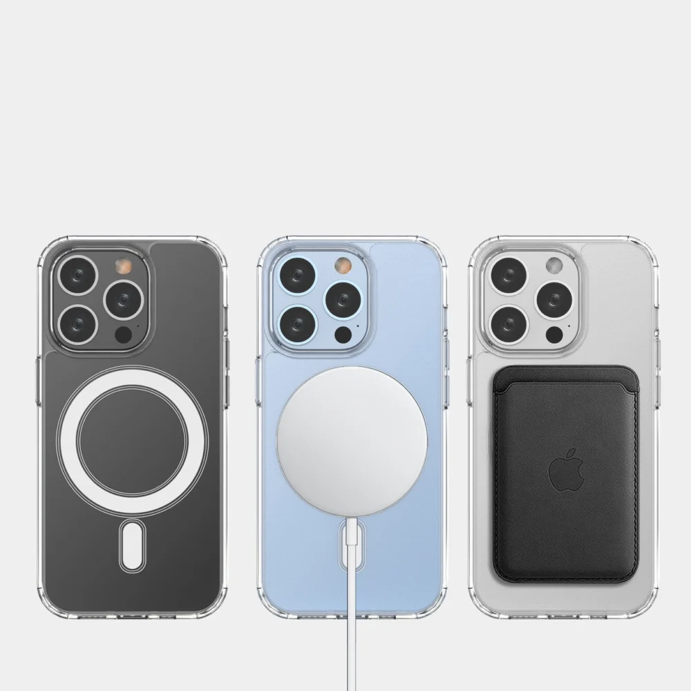 MagSafe Magnetic Case for iPhone 15 Pro Max Clear Magnetic Case - transparenteng