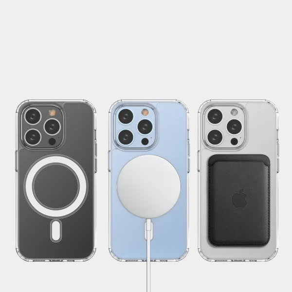 MagSafe Magnetic Case for iPhone 15 Pro Max Clear Magnetic Case - transparenteng