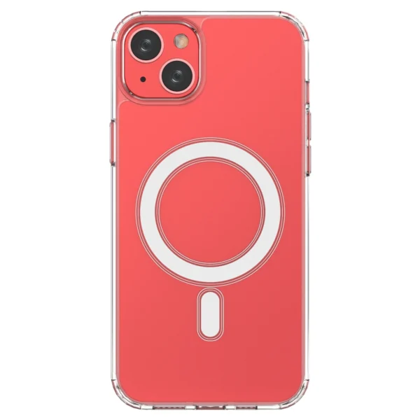MagSafe iPhone 15 Plus Clear Magnetic Case - transparenteng
