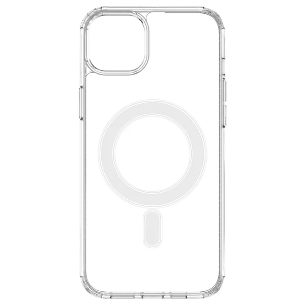 MagSafe iPhone 15 Plus Clear Magnetic Case - transparenteng