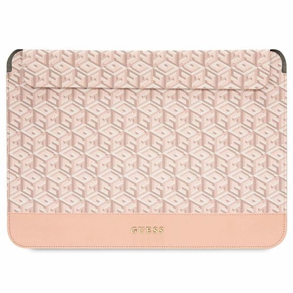 Guess GCube Stripes case for a 14" laptop - pinkeng