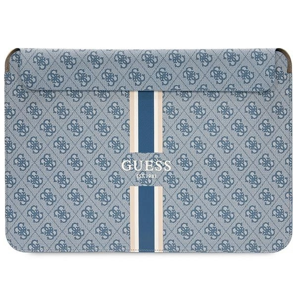 Guess 4G Printed Stripes cover for a 14" laptop - blueeng