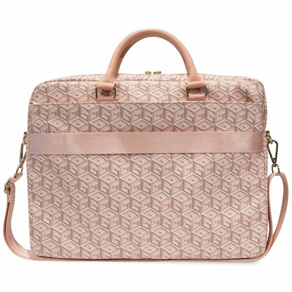 Guess GCube Stripes bag for a 16" laptop - pinkeng