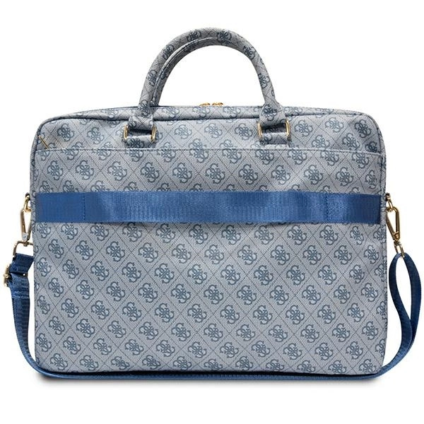 Guess 4G Printed Stripes bag for a 16" laptop - blueeng