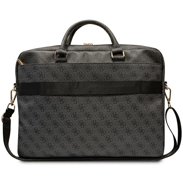 Guess 4G Printed Stripes bag for a 16" laptop - blackeng