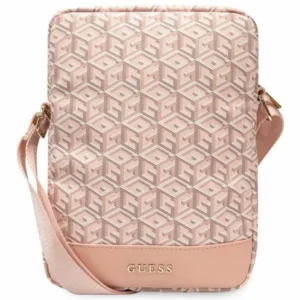 Guess Bag GUTB10HGCFSEP 10" pink/pink GCube Stripe Tablet Bageng