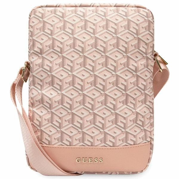 Guess Bag GUTB10HGCFSEP 10" pink/pink GCube Stripe Tablet Bageng