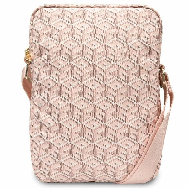 Guess Bag GUTB10HGCFSEP 10" pink/pink GCube Stripe Tablet Bageng