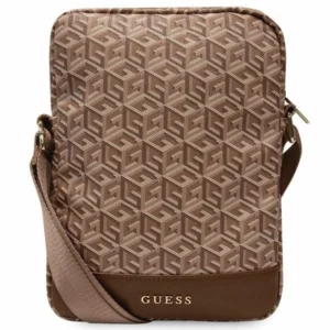Guess Bag GUTB10HGCFSEW 10" brown/brown GCube Stripe Tablet Bageng