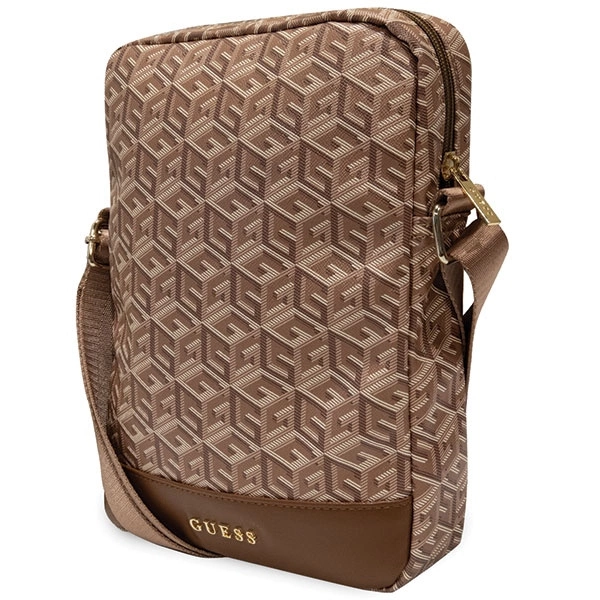 Guess Bag GUTB10HGCFSEW 10" brown/brown GCube Stripe Tablet Bageng