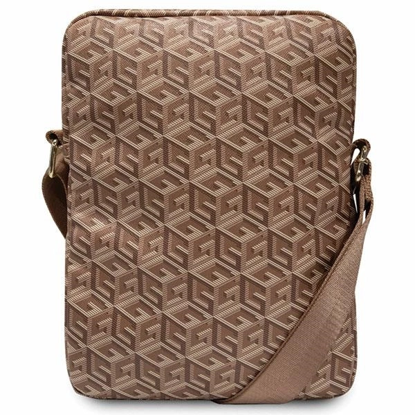 Guess Bag GUTB10HGCFSEW 10" brown/brown GCube Stripe Tablet Bageng