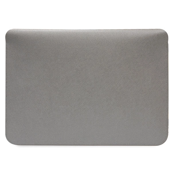 Karl Lagerfeld Saffiano Karl&Choupette case for a 16" laptop - silvereng