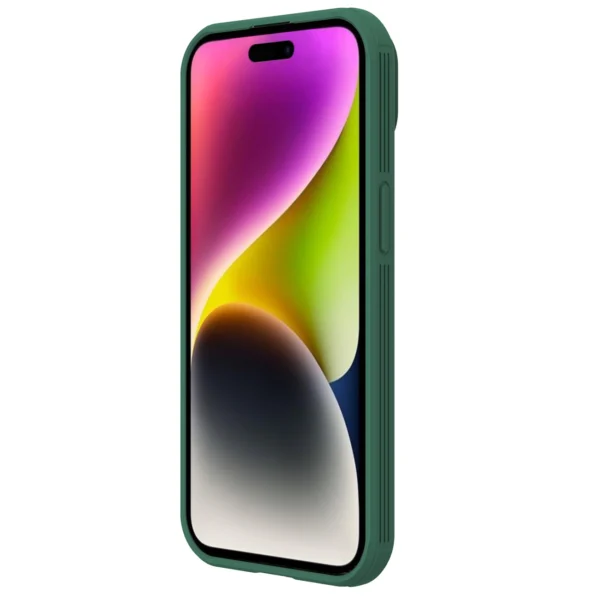 Nillkin CamShield Pro Magnetic Case for iPhone 15 with Camera Protector - Greeneng