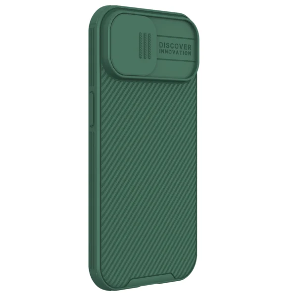 Nillkin CamShield Pro Magnetic Case for iPhone 15 with Camera Protector - Greeneng